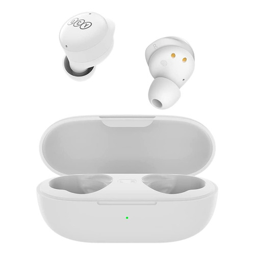 Audífonos in-ear gamer inalámbricos QCY True Wireless Earbuds T17 BH21Q17A blanco