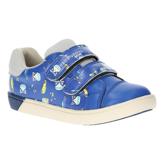 Zapatilla Hush Puppies Lewis [19-29] Azul Niño