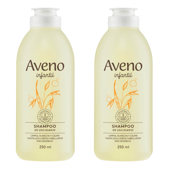 Combo X2 Aveno Shampoo Infantil 250ml