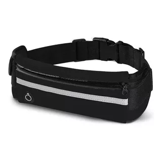 Cinturon Deportivo Riñonera Bolso Celular Running Color Negro