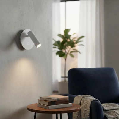 Aplique Led Geniusr-ap-bl Móvil Blanco Dual Diseño Gmg 