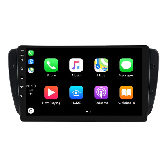 Auto Radio Estéreo Android Gps Para Seat Ibiza 2009-2013