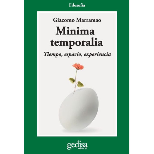 Mínima Temporalia, De Marramao. Editorial Gedisa, Tapa Blanda En Español