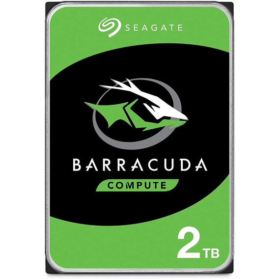 Disco duro interno Seagate Barracuda ST2000DM008 2TB plata