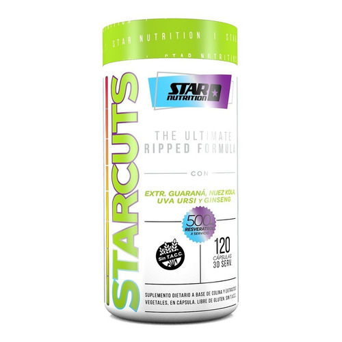 Starcuts Star Nutrition X 120 Caps Quemador De Grasa