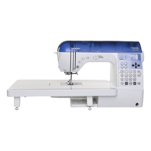 Máquina de coser recta Brother NX450Q portable blanca y azul 220V