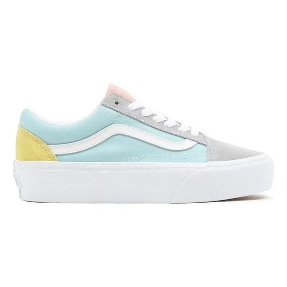 Tenis Vans Old Skool Plataforma Mujer Classic Urban Beach 1 