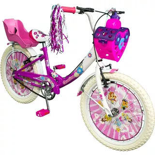 Bicicleta De Nena R20 Carolina Full Necchi. La Mas Linda 
