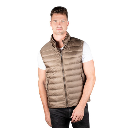 Chaleco Hombre Greenlander Vpol8304 Capitonado Pluma Casual