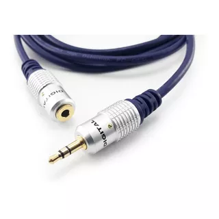 Extensión Audífonos Plug 3.5mm Macho Jack 3.5 Hembra 5.5mts 