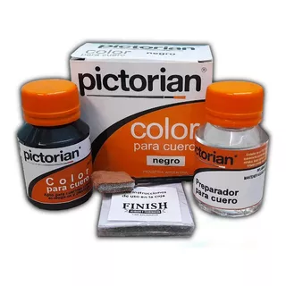 Kit Set Tinta Teñir Cuero, Cuero Eco Y Telas Plasticas Tiñol