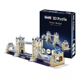 Quebra Cabeça 3d Puzzle Tower Bridge Revell 120 Peças