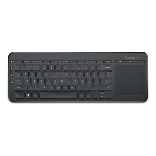 Teclado inalámbrico Microsoft N9Z All-in-One QWERTY inglés US color negro