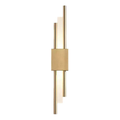 Aplique Moderno Led Axial Dorado Diseño Luz Desing Dorado