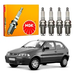  Jogo Velas Ngk Fiat Palio 1.6 2001 A 2003