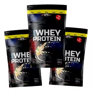  3 Whey Protein Pure 100% Proteína Doy Pack Spx  