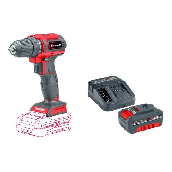 Taladro Atornillador Inalambrico Brushless Einhell + Bateria