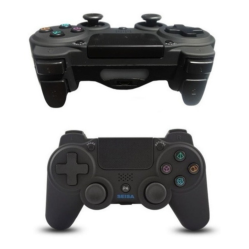 Joystick Para Playstation 4 Ps4 Y Pc Bluetooth Recargable Color Negro