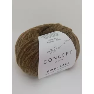 Lana Gobi Lace Concept Katia 73% Merino 15%camello 12%poliam Color 109