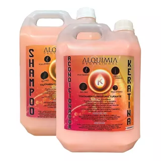 Shampoo Y Acondicionador De Keratina X 5 Litros C/u Alquimia