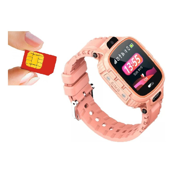 Compa T8 Sport Reloj Chip Celular Cámara Gps Botón De Pánico