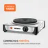 Estufa eléctrica Fast Cook Mondial de acero inoxidable 1000w Fe-04