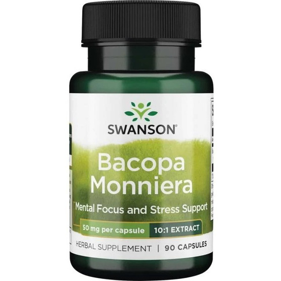 Swanson - Bacopa Monnieri - 10:1 Extract X 90 Caps