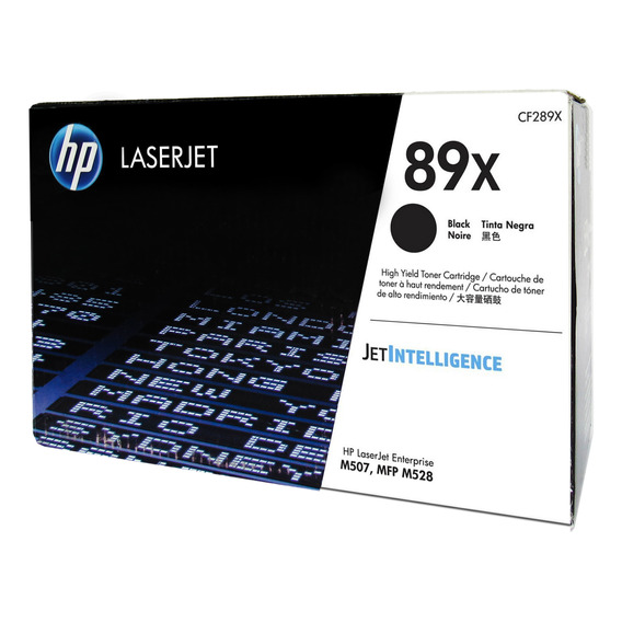 Cartucho De Toner Hp 89x (cf289x) Negro, 100% Original