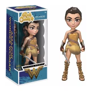 Boneco Funko Rock Candy Wonder Woman Mulher Maravilha