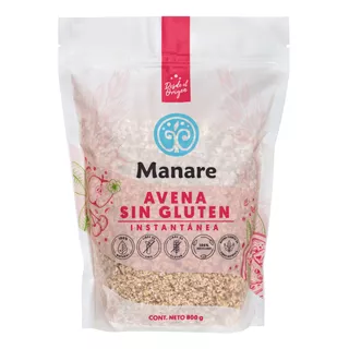 Avena Integral Instantánea Sin Gluten 800 G - Manare