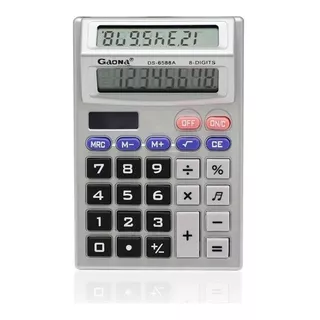 Calculadora De Oficina De Doble Pantalla Gaona Ds-6588a