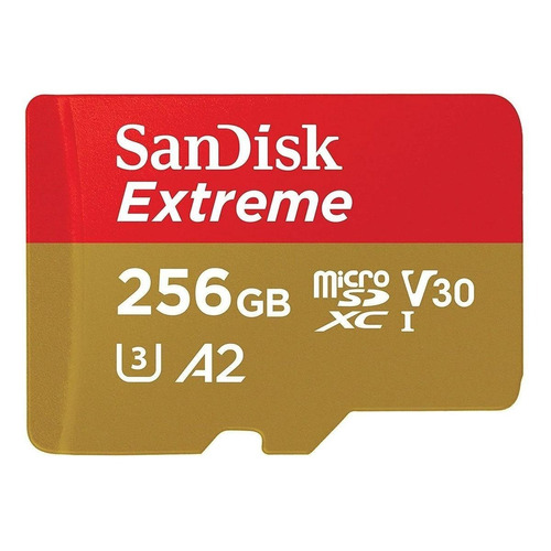 Tarjeta de memoria SanDisk SDSQXA1-256G-GN6MA  Extreme con adaptador SD 256GB