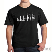 4974 Camisetas Evolução Armas
