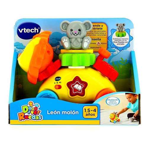 Leon Molon Arrastre C/luz Y Sonido Juguete Interactivo Vtech