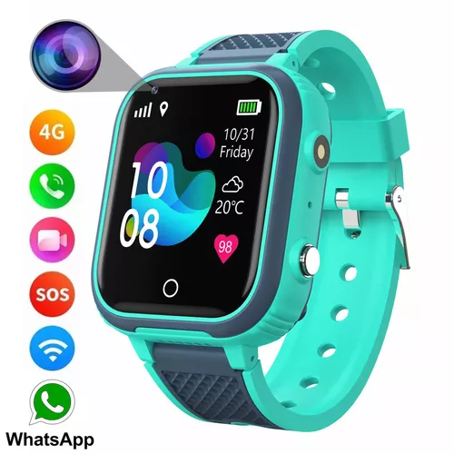Reloj Inteligente Niño 4g Con Gps Y Wifi Videollamada Color de la caja Azul