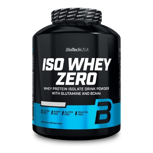 Suplemento en polvo Iso Whey Zero  Biotech Iso Whey Zero proteínas sabor tiramisú en pote de 2.27kg