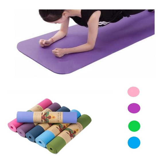 Colchoneta Mat Yoga Ecologico 6mm 