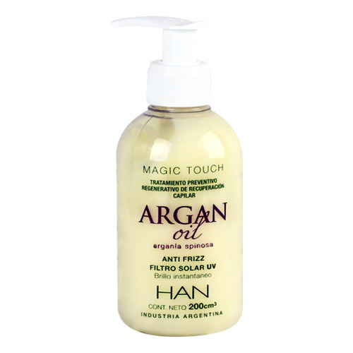 Han Tratamiento Reparador Magic Touch Argan Oil Metodo Curly