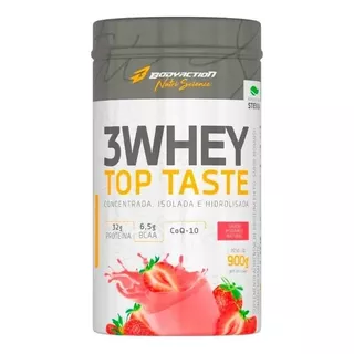 2 Proteinas Whey Top Taste Body Action 900g Cada