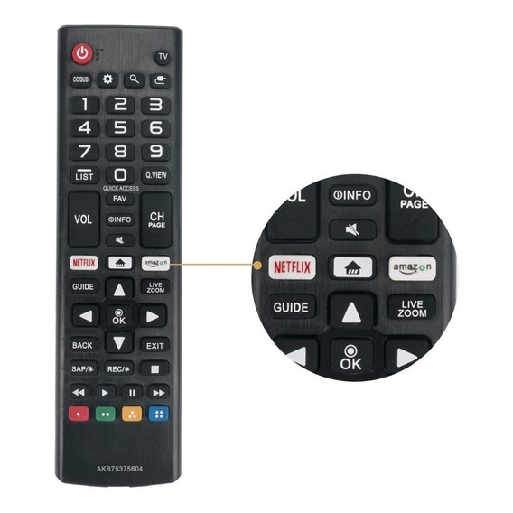 Control Remoto Para LG Smart Tv Netflix