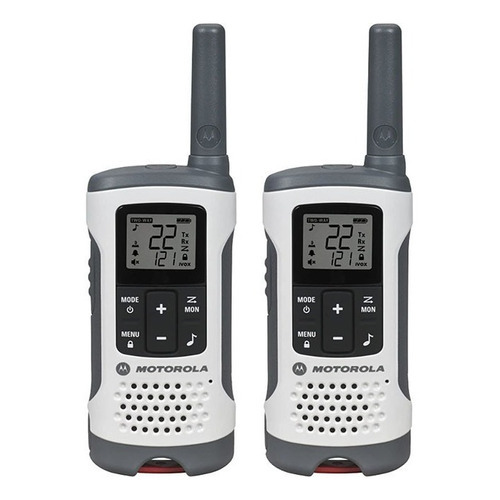Kit Radios Motorola 40km* 25 Millas Puerto Micro Usb T260mc Bandas de frecuencia GMRS/FRS Color Blanco