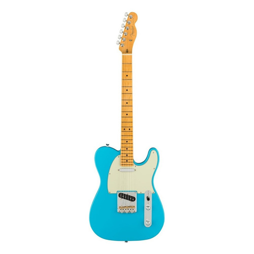Guitarra eléctrica Fender American Professional II Telecaster de aliso miami blue brillante con diapasón de arce