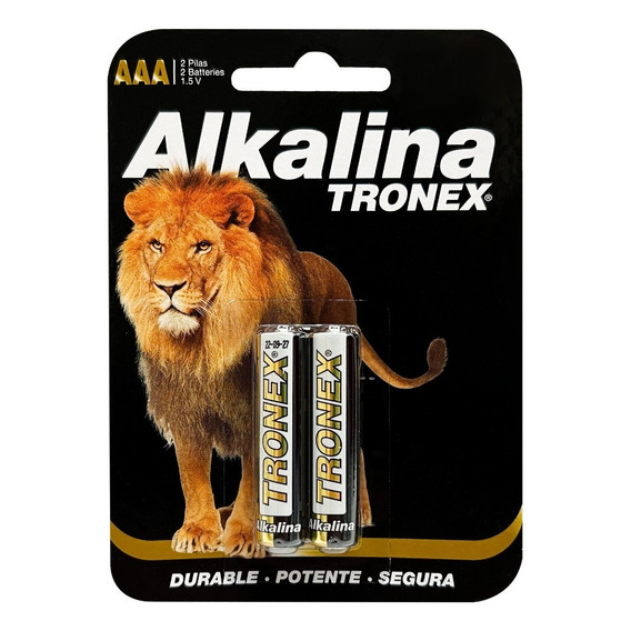 Pila Batería Alcalina Tronex Aaa Blister X2