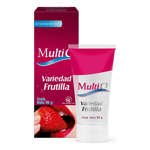 Multi O Lubricante En Gel Sabor Frutilla X  50 Gr