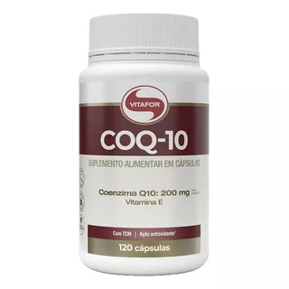 Coq-10 Coezima 120 Capsulas 200mg - Vitafor Sabor Without Flavor