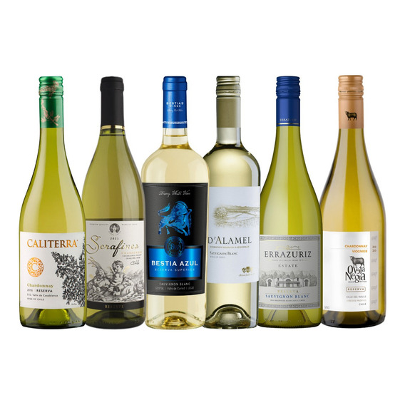 Pack 6x Vinos Reserva Blancos Chardonnay - Sauvignon Blanc