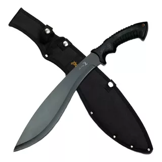 Cuchillo Kukri Táctico Nepal Elk Ridge Funda 49 Cm Er523 Color Negro