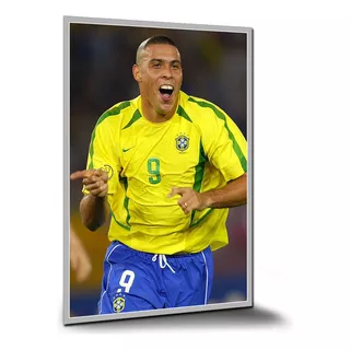 Poster Idolo Craque Ronaldo Fenomeno Pôsteres Placa A2 A