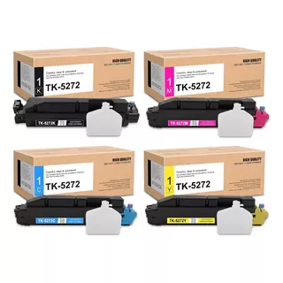 Kit 4 Toner Compatible Con Kyo Tk-5272 Ecosys M6230 M6630