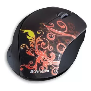 Mouse De Diseño Óptico Inalámbrico Verbatim 97782 Usb 2.0  